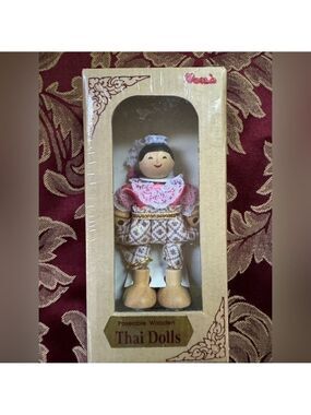 Voila Poseable Wooden Thai Doll
